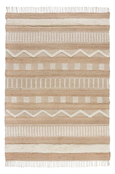 Beżowy dywan z juty Flair Rugs Medina, 160x230 cm