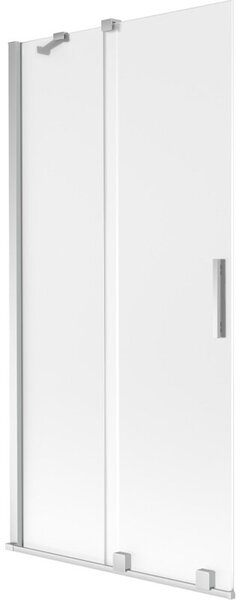 Mexen Velar parawan nawannowy 2-skrzydłowy rozsuwany 90 x 150 cm, szron, chrom - 896-090-000-31-01