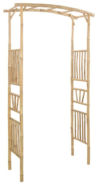 Łuk Ogrodowy Naturalny 110 x 40 x 205 cm Bambus