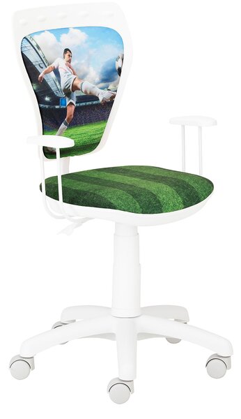 Krzesło Ministyle White Piłkarz zielone boisko