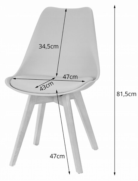 Zestaw jadalniany 1 + 4, stół ADRIA 120x80 czarny + krzesło BALI MARK czarne