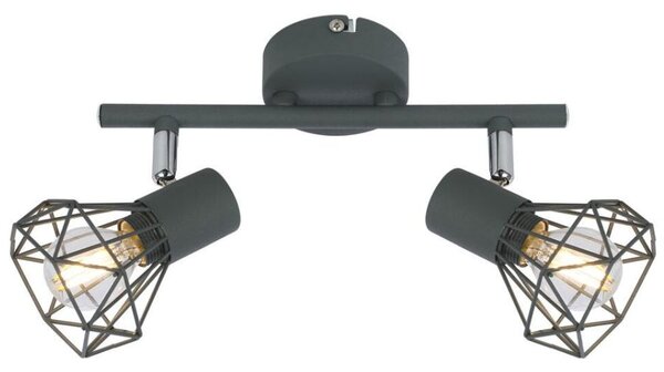 Podwójna nowoczesna lampa sufitowa - K523 P9-S36