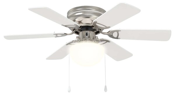Wentylator sufitowy z lampą Ø 82 cm Biały