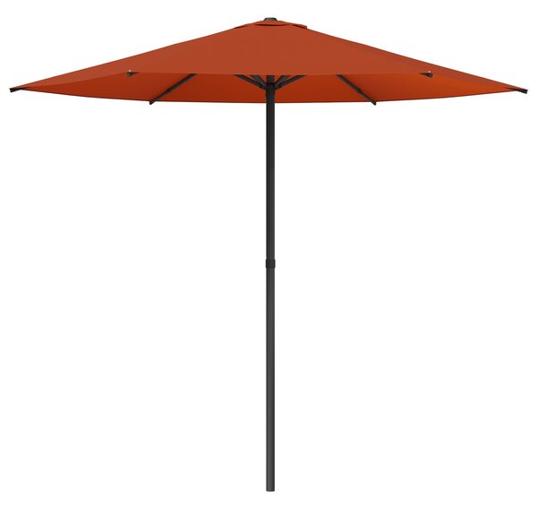 Parasolka ogrodowa 230 x 230 cm Poliester Prostokątny terakota