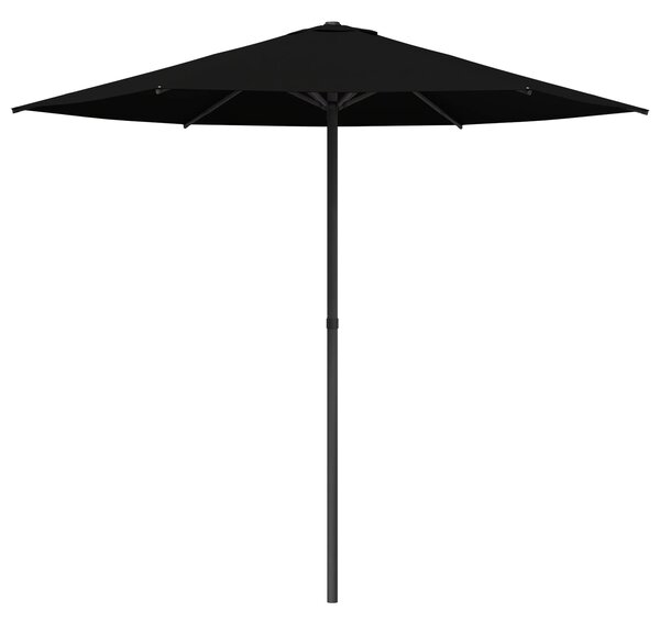 Parasolka ogrodowa 230 x 230 cm Poliester Prostokątny Czarny