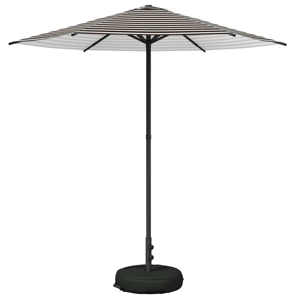 Parasol ogrodowy z podstawą 230 x 230 cm Poliester Prostokątny