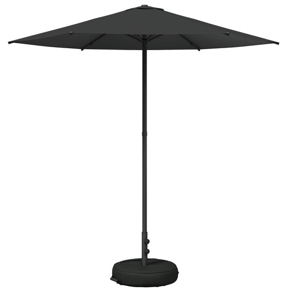 Parasol ogrodowy z podstawą 230 x 230 cm Poliester Prostokątny
