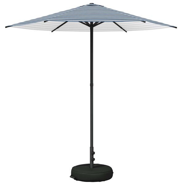 Parasol ogrodowy z podstawą 230 x 230 cm Poliester Prostokątny