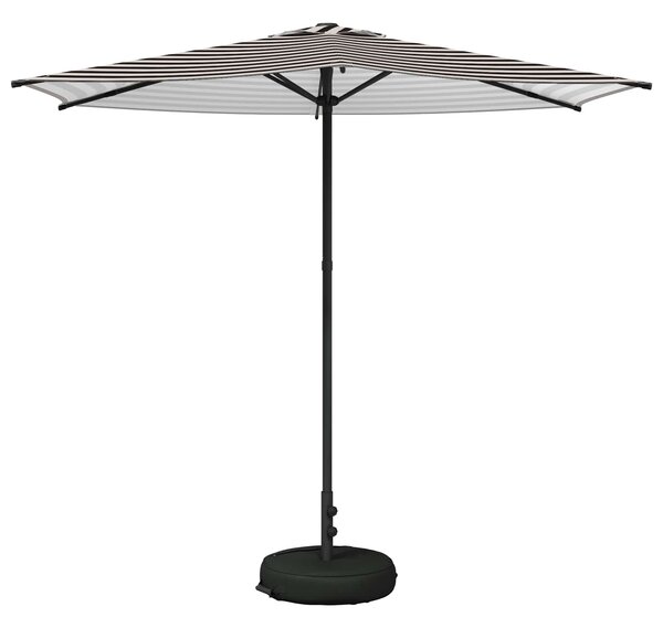 Parasol ogrodowy z podstawą 270 x 270 cm Poliester Prostokątny