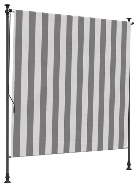 Zewnętrzna Roleta Rolkowa Antracytowy i biały 100 x 270 cm