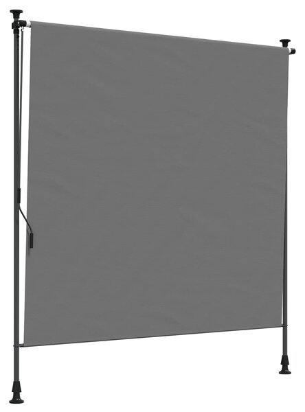 Zewnętrzna Roleta Rolkowa jasnoszary 120 x 270 cm
