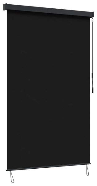 Roleta Czarny 60 x 250 cm Materiał i Aluminium
