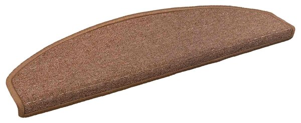 Samoprzylepne maty na schody 15 pcs brązowy 80 x 24,5 x 3,5 cm