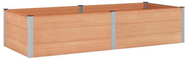 Podniesiona rabata ogrodowa brązowy 250 x 100 x 54 cm