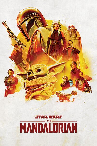 Plakat, Obraz Star Wars The Mandalorian - Adventure