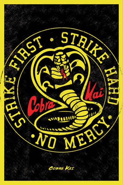 Plakat, Obraz Cobra Kai - Emblem, (61 x 91.5 cm)
