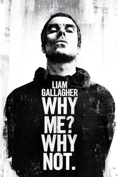 Plakat, Obraz Liam Gallagher - Why Me Why Not, ( x 61 cm)