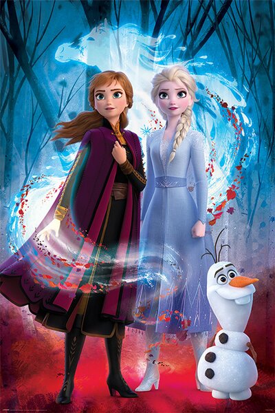 Plakat, Obraz Frozen 2 - Guiding Spirit, (61 x 91.5 cm)