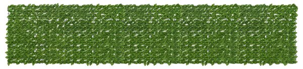 Parawan balkonowy z liśćmi Zielony i Żółty 500 x 100 cm