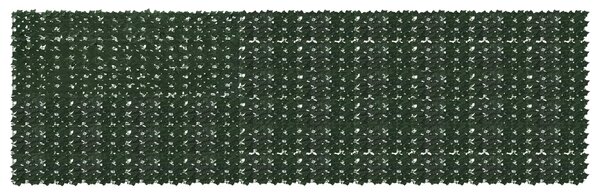 Parawan balkonowy z liśćmi Ciemnozielony 500 x 150 cm
