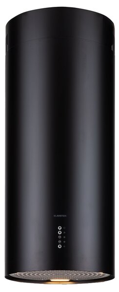 Klarstein Bolea, okap kuchenny wyspowy, Ø 38 cm, wyciąg/pochłaniacz, 600 m³/h, LED, filtr węglowy