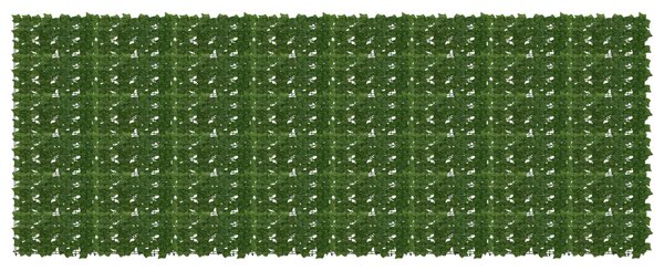Parawan balkonowy z liśćmi zielony 400 x 150 cm