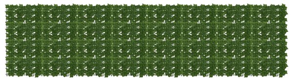 Parawan balkonowy z liśćmi zielony 400 x 100 cm