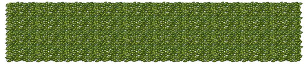 Parawan balkonowy z liśćmi Zielony i Żółty 500 x 100 cm