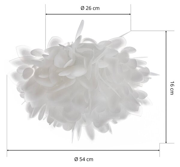 Slamp Kinkiet designerski Veli, możliwość ściemniania, biały / opal, salon / jadalnia, tworzywo sztuczne, design