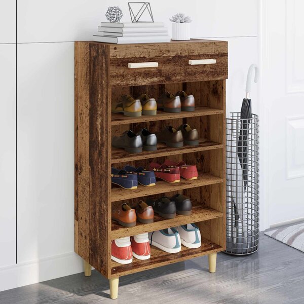 Szafka na buty 60 x 35 x 105 cm Drewno inżynieryjne