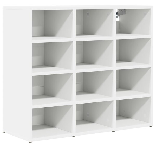 Szafka na buty 77,5 x 30 x 67 cm Drewno inżynieryjne Biały