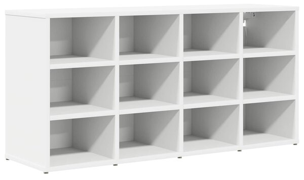 Szafka na buty 103 x 30 x 51 cm Drewno inżynieryjne Biały