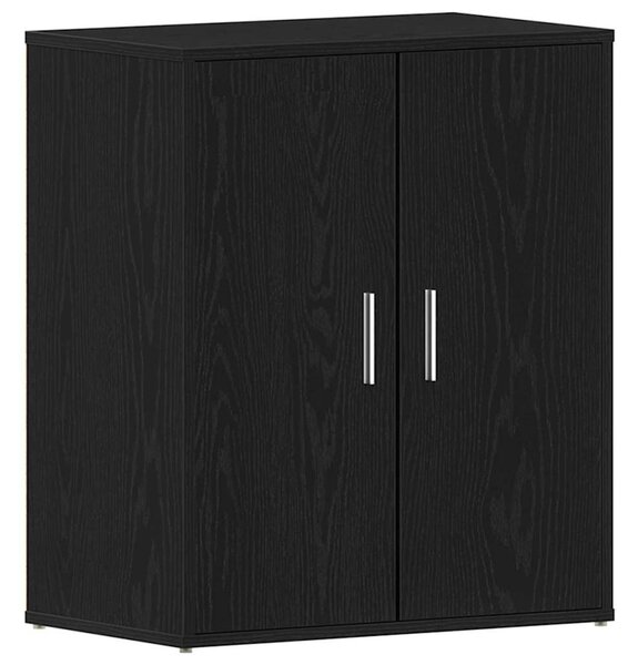 Szafka na buty 60 x 35 x 70 cm Drewno inżynieryjne Czarny Dąb
