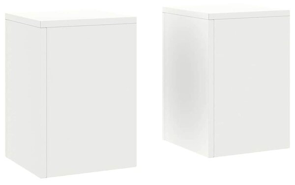 Stojak na rośliny 2 pcs Biały 24 x 24 x 35 cm Stal