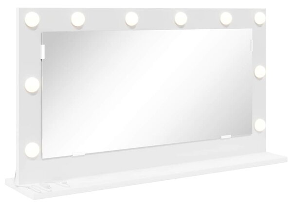 Lustro toaletowe Prostokątny Z lustrem Biały 80 x 45 x 18 cm