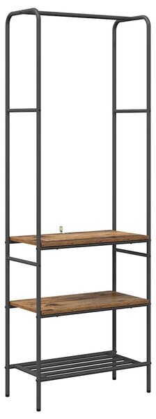 Wieszak na Ubrania Stare drewno 60 x 30 x 171 cm