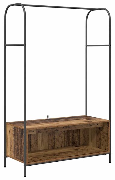 Wieszak na Ubrania Brązowy dąb 100 x 44 x 160 cm