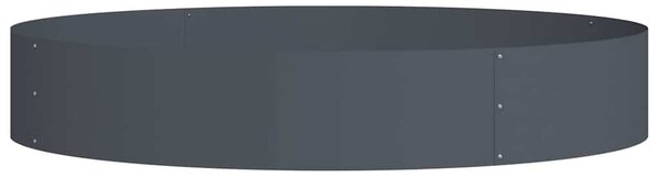 Pierścień doniczki Antracyt 120 x 120 x 20 cm Stal zimnogięta