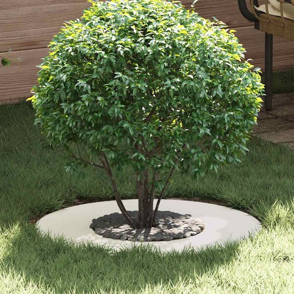 Odpowiedni dla płaskich pierścieni drzewa 5 pcs Biały Ø30 / 60 cm
