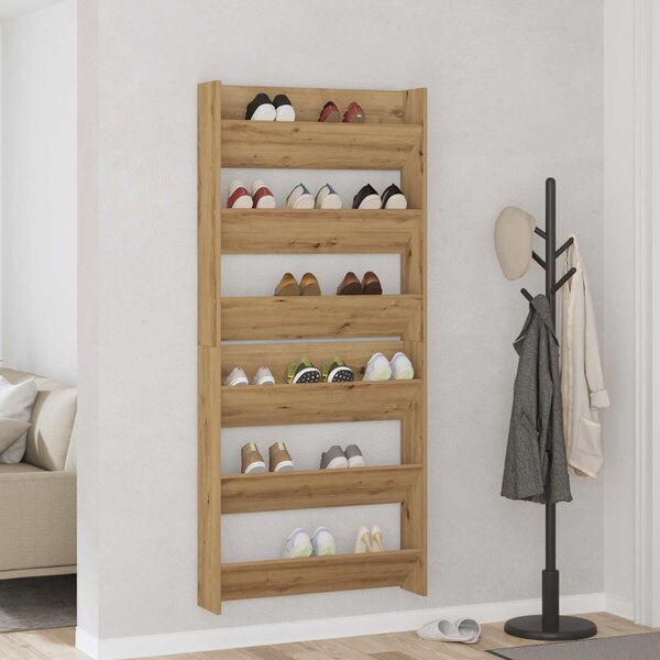 Szafka na buty 2 szt. 85 x 18 x 90 cm Drewno inżynieryjne
