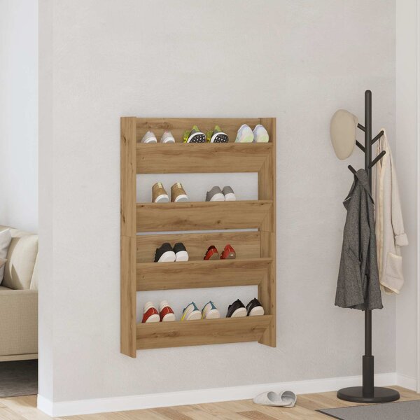 Szafka na buty 2 szt. 81 x 18 x 60 cm Drewno inżynieryjne