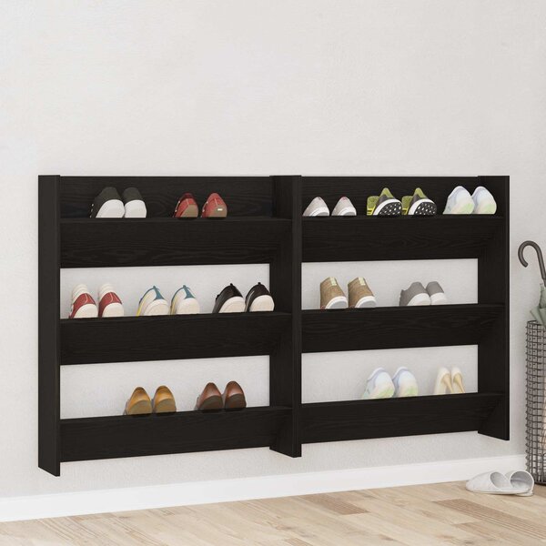 Szafka na buty 2 szt. 86 x 18 x 90 cm Drewno inżynieryjne