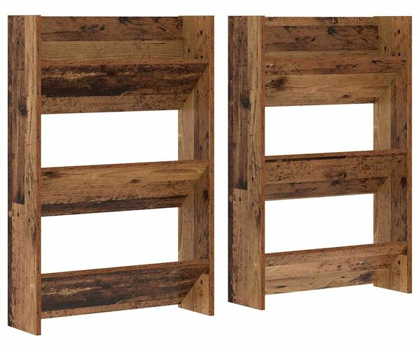 Szafka na buty 2 szt. 60 x 18 x 90 cm Drewno inżynieryjne