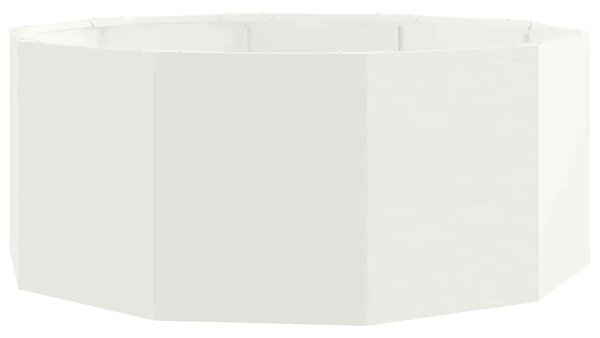 Donica Biały 90 x 90 x 35 cm Stal