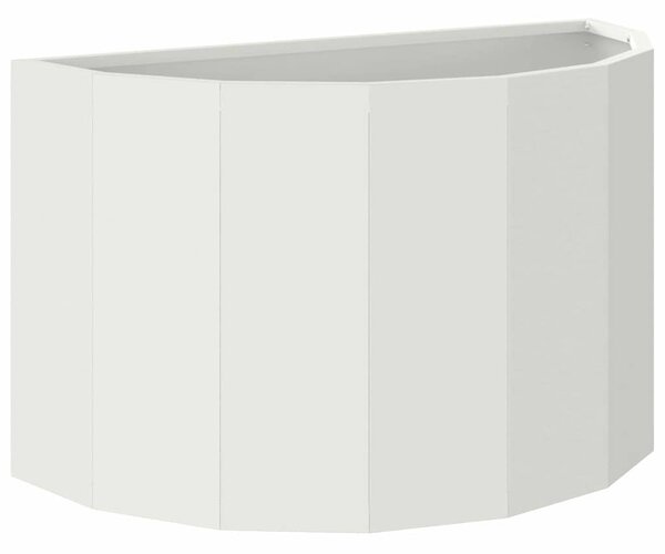 Donica Biały 60 x 30 x 35 cm Stal