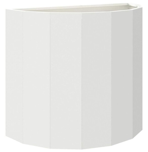 Donica Biały 60 x 30 x 50 cm Stal