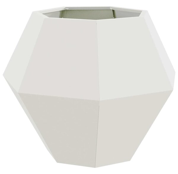 Donica Biały 75 x 75 x 60 cm Stal