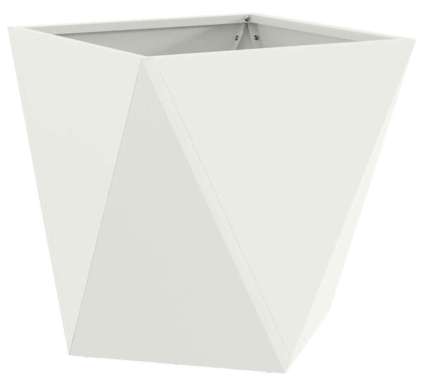 Donica Biały 50 x 50 x 50 cm Stal