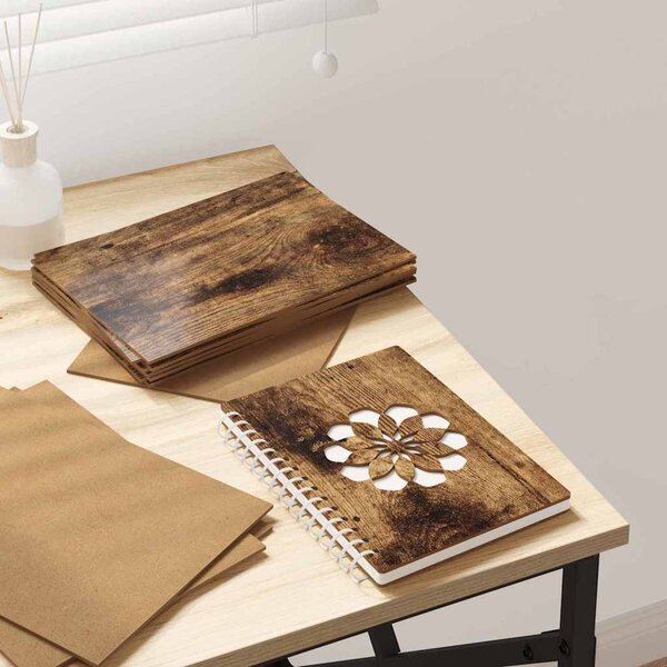 Panele dekoracyjne 150 szt. Dąb wędzony 21 x 30 x 0,27 cm