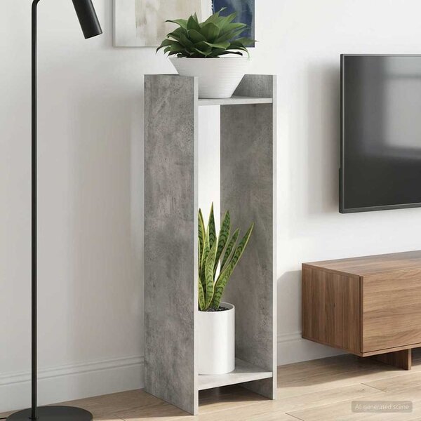 Stojak na rośliny 2 szt. Betonowy Szary 30 x 30 x 100 cm